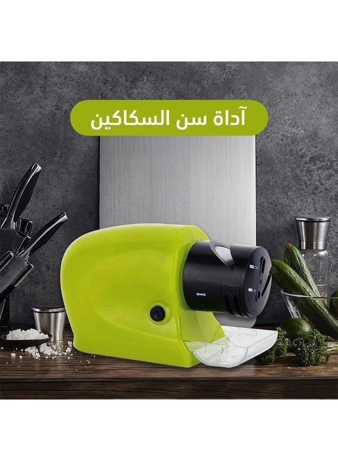 Swifty Sharp Electric Knife Sharpener - Multi-Functional Knife Sharpener, For Knives, Screwdrivers, Scissors & Various Kitchen Tools - Image 4
