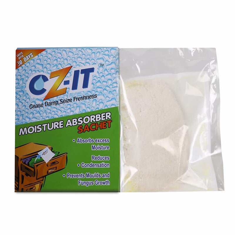 CZ-IT CZIT MOISTURE ABSORBER SACHETS 100g Cease Damp Seize Freshness  - Image 1