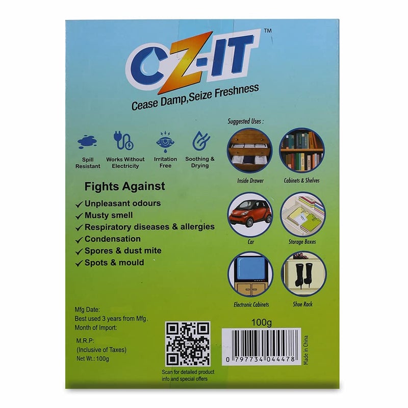 CZ-IT CZIT MOISTURE ABSORBER SACHETS 100g Cease Damp Seize Freshness  - Image 2