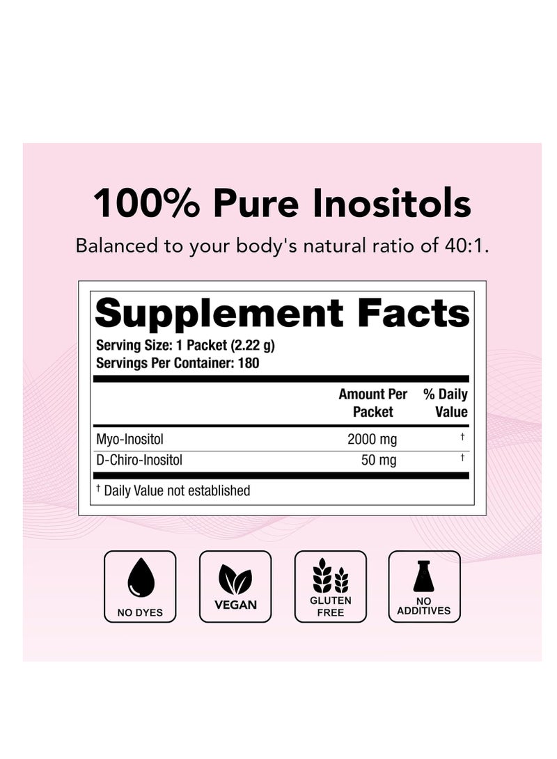 ثيرالوجيكس مسحوق أوفاسيتول إينوزيتول، 180 كيس - Image 2