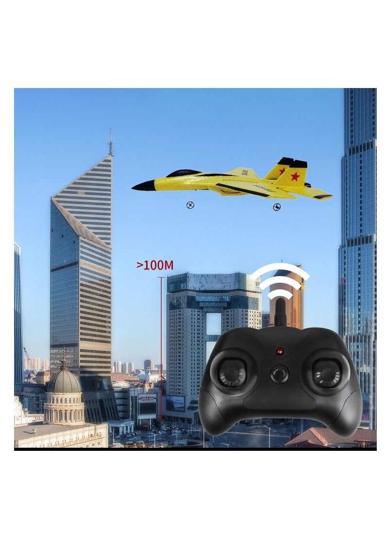AROAQ RC Remote Radio Control Drones Airplanes Yellow one Battery Toy Kids Gift  - Image 2