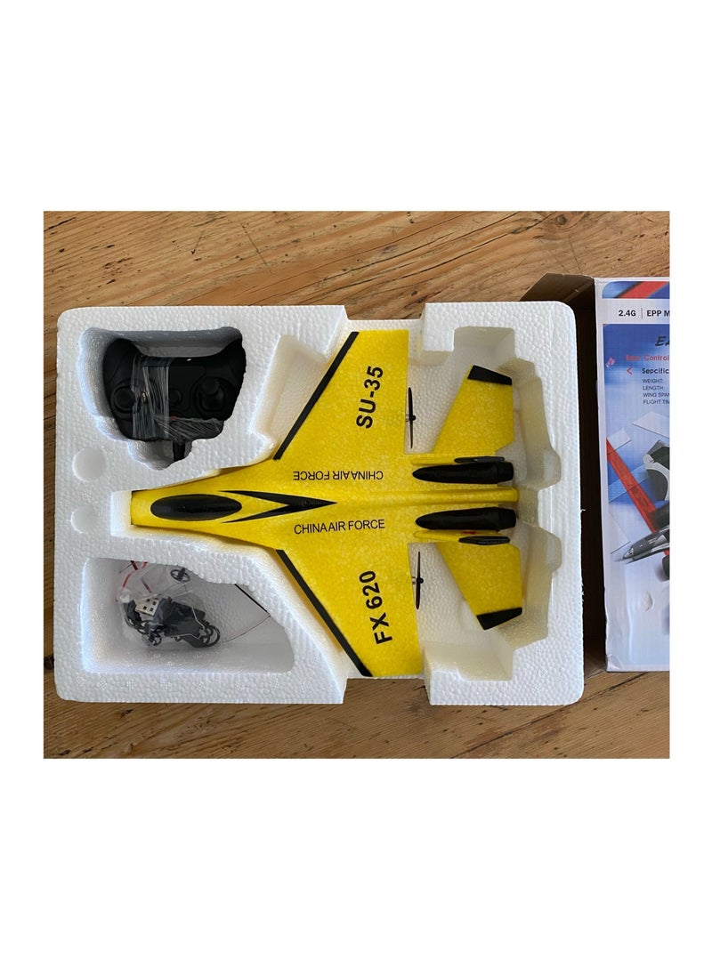 AROAQ RC Remote Radio Control Drones Airplanes Yellow one Battery Toy Kids Gift  - Image 4