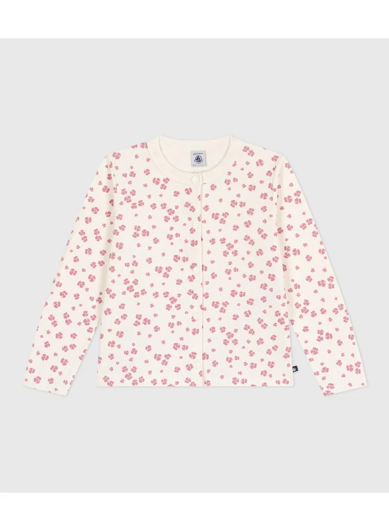 Petit Bateau Children's printed cotton cardigan
