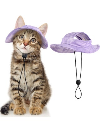 Cat Hats for Cats Only, Cat Cowboy Hats with Ear Holes Tiny Pets Birthday Party Costume, Cat Headwear Mini Cowboy Hat, Funny Sombrero Kitten Hat Chihuahua Beanie Cap Party Decorations - pzsku/Z6C24B314C82D3073DFF9Z/45/_/1706699394/67484631-2064-4cd6-945d-64285d3144d3