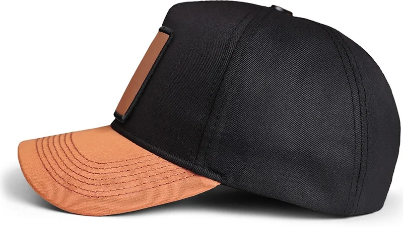 Black Börk V1 Baseball Mountains - Unisex Tile Visor-Black Hat with 1cs Code Logo