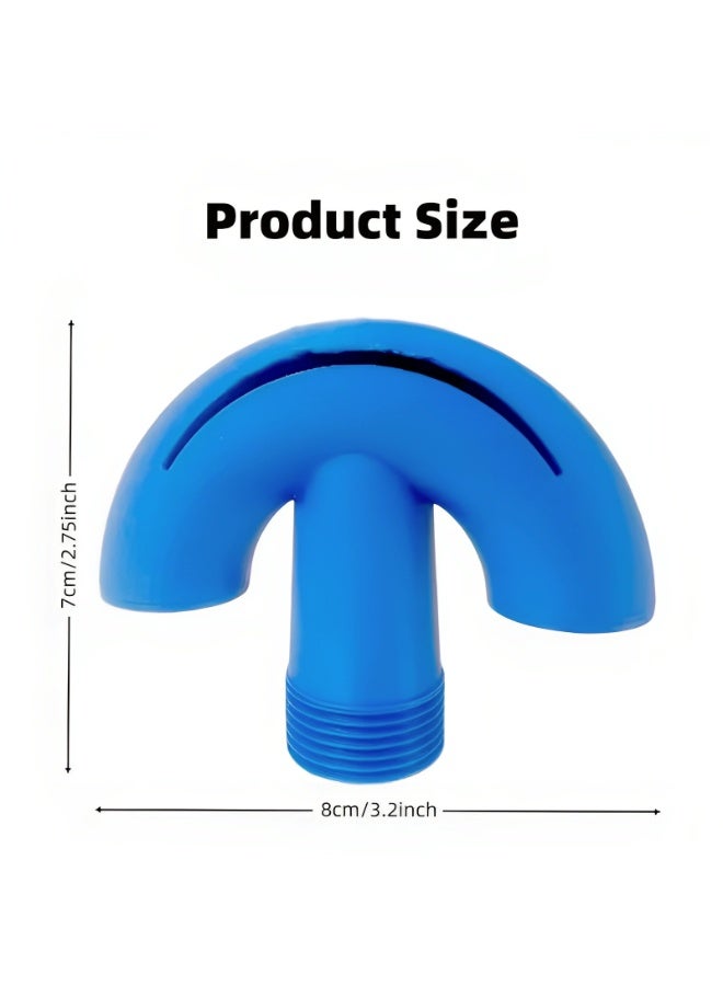 Pool Fountain for Above and In-Ground Pools - 3/4" Universal Pool Fountain, Swimming Pool Spa Water Fountain, Pool Waterfall Sprinkler Accessory, Garden Sprinkler Decoration (Blue, 3/4") - Image 2