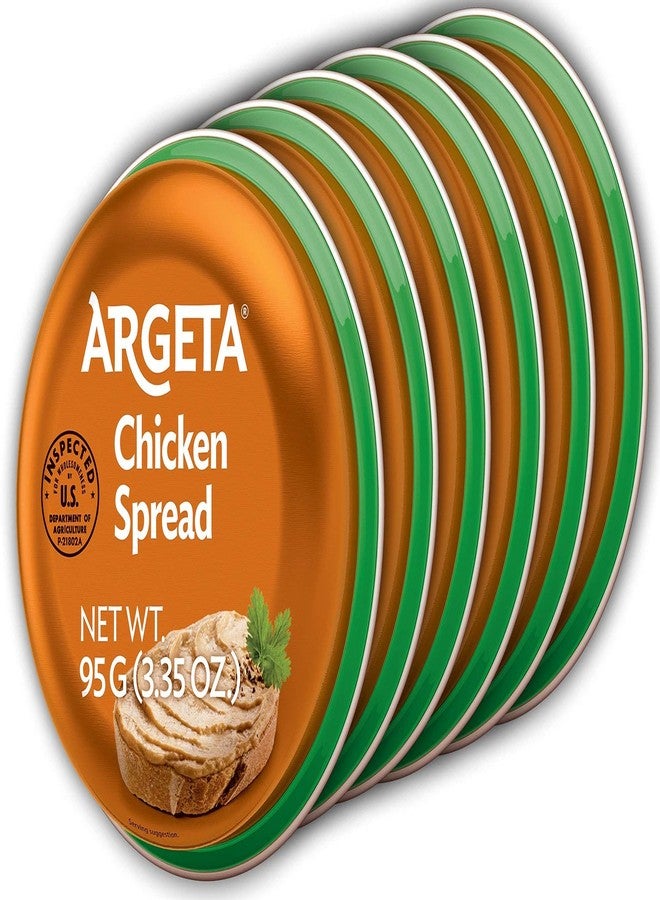 Argeta Pate Spread, Chicken, 3.35oz (6 PACK) - 2 SET