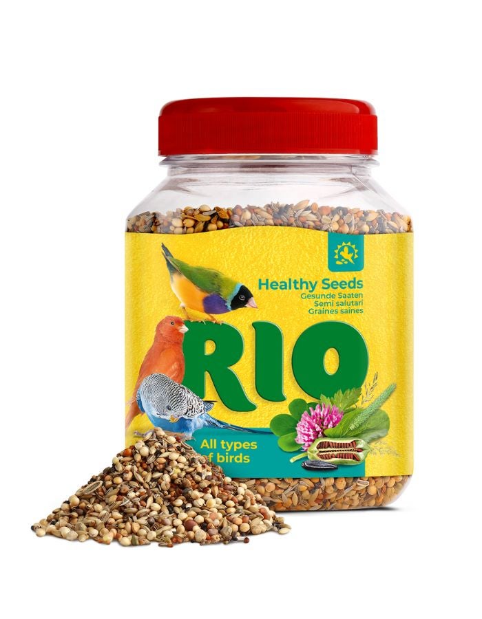 RIO Healthy Seeds Natural Treat for All Birds – Nutritious Mixed Seeds Snack 240g