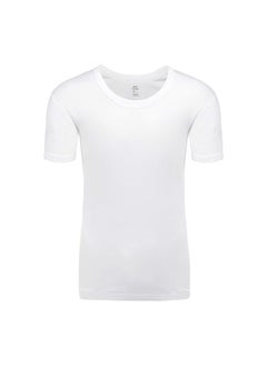Lux LUX Premium Men's Round Neck T-Shirt – [Pack of 6] White, Super Combed Pure Cotton T-Shirt for Men, Comfortable Fit, Breathable Fabric, Machine Washable, Close-To-Body Fit, Lightweight  - Image 1