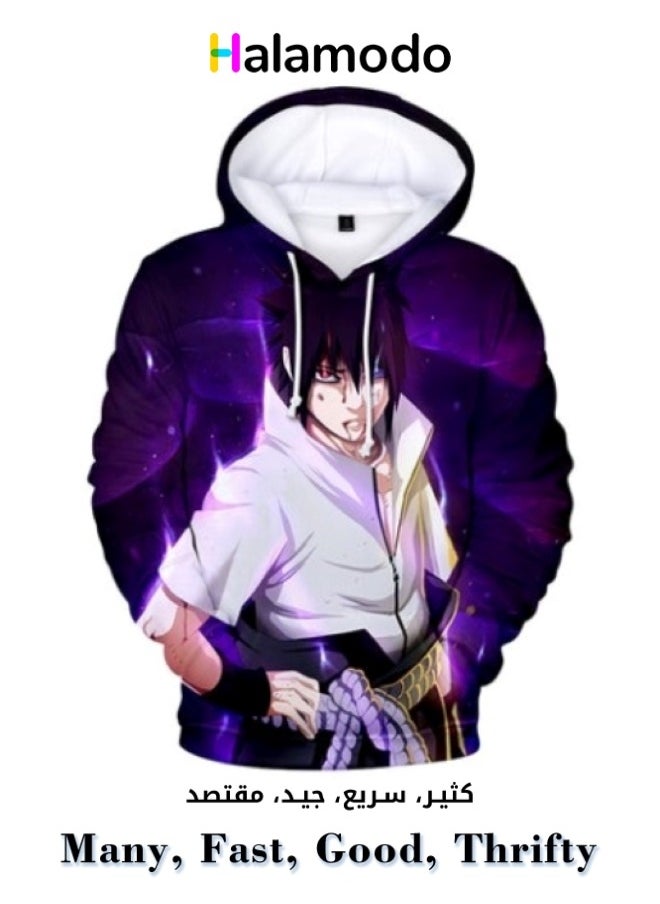 HALAMODO - Naruto Printed Sweatshirt Unisex Hoodie - Image 1