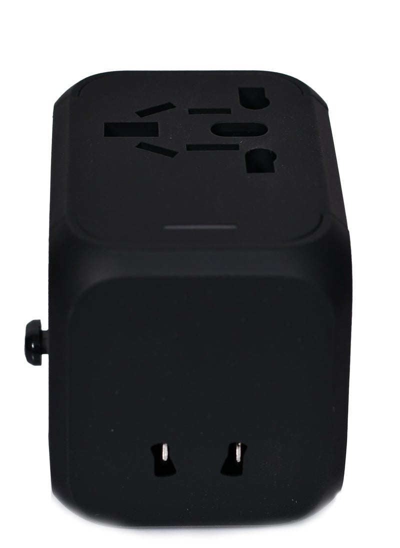 MORANO - Universal plug adapter for worldwide travel, USB socket adapter, safe and portable universal travel socket - Image 1
