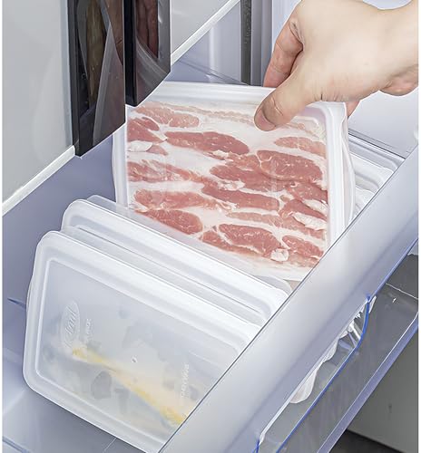 WonLiq 2 Pack - Bacon Keeper, Plastic Airtight Deli Meat & Sliced Cheese Food Storage Containers with Lids for Refrigerators & Freezer, BPA - Free, Meal Prep - Right - Sized for Everyday Storage - Image 5