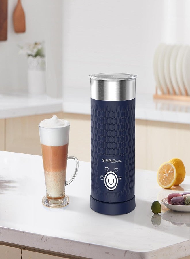SIMPLETASTE جهاز رغوة الحليب SIMPLETASTE، جهاز تبخير حليب كهربائي 4 في 1، صانع رغوة حليب ساخن وبارد أوتوماتيكي، وسخان حليب لتحضير اللاتيه والكابتشينو والماكياتو - Image 5