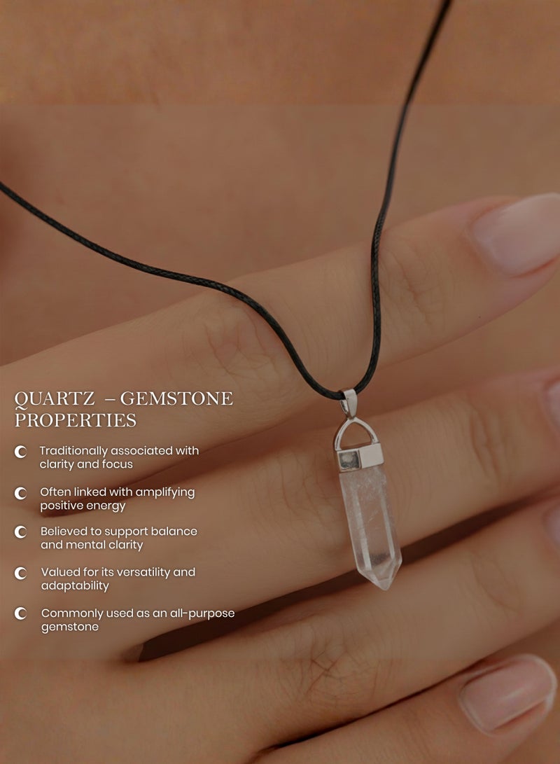 British Fossils Natures Gift Pendant Quartz - Image 5