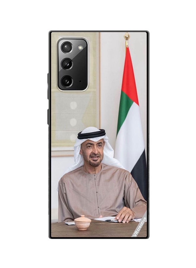 VR CREATIVE Protective Case Cover For Samsung Galaxy Note20 5G Sheikh Mohamed Bin Zayed Al Nahyan Design Multicolour - Image 1