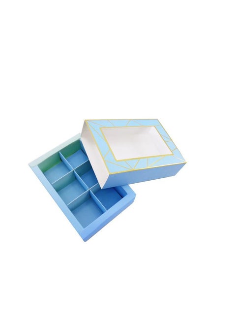 Chocolate Box 14.5X10.5X3.5Cm 6 SEC.
