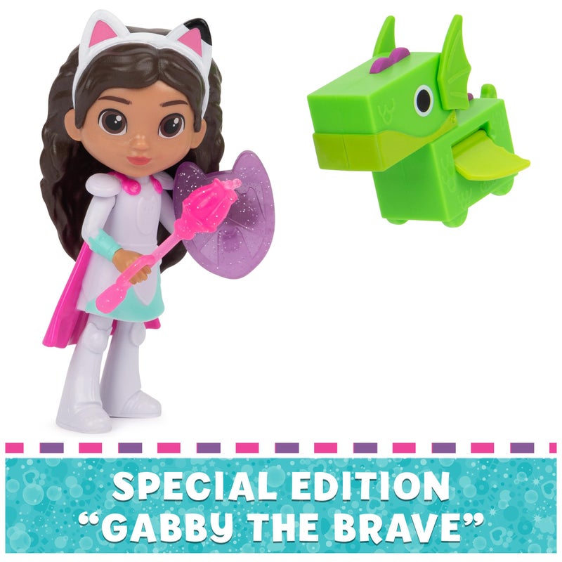 SPIN MASTER Gabby's Dollhouse, Knight Gabby Toy Figure Set with Surprise Toy and Mini Dragon Pal, Kids Toys for Girls & Boys Ages 3 and Up - Image 5