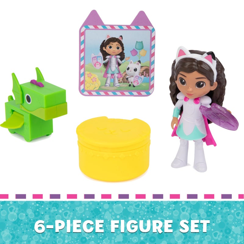 SPIN MASTER Gabby's Dollhouse, Knight Gabby Toy Figure Set with Surprise Toy and Mini Dragon Pal, Kids Toys for Girls & Boys Ages 3 and Up - Image 3