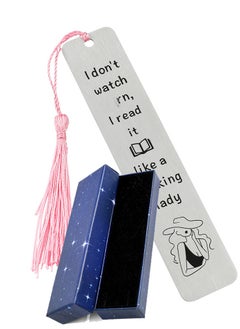 Daytoyz Stainless Steel Bookmark - Elegant, Durable Metal Book Markers for Reading, Perfect Gift for Book Lovers, Students & Bibliophiles  - Image 1