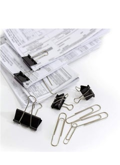 Oasisgalore 340 PCS Assorted Sizes Paper Clips and Binder Clips Set for Home School Office Document Organizing  - Image 4