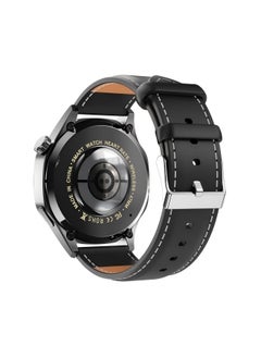 PRO smart watch GT5  with Bluetooth calling function (answer/make calls), fitness tracking watch with sleep monitoring function, suitable for iPhone/Android, IP67 waterproof (leather black)  - Image 4
