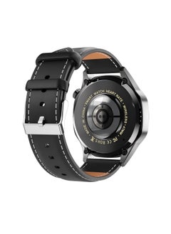 PRO smart watch GT5  with Bluetooth calling function (answer/make calls), fitness tracking watch with sleep monitoring function, suitable for iPhone/Android, IP67 waterproof (leather black)  - Image 5