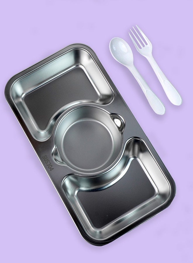 LITTLE SURPRISE BOX Little Surprise Box,Purple Centre Dip Stainless Steel Lunch Box For Kids And Adults - Image 4