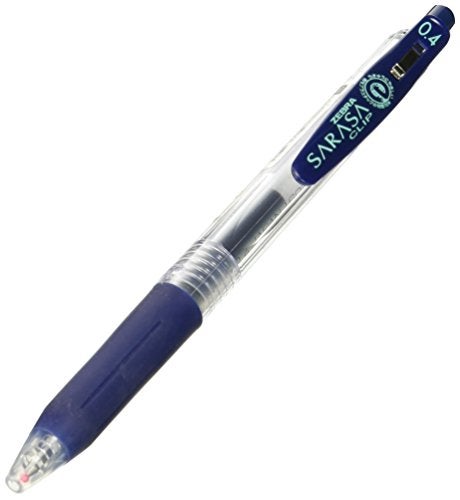 Zebra Technologies Zebra Sarasa Clip Pen 0.4, Blue Black (JJS15-FB) - Image 2