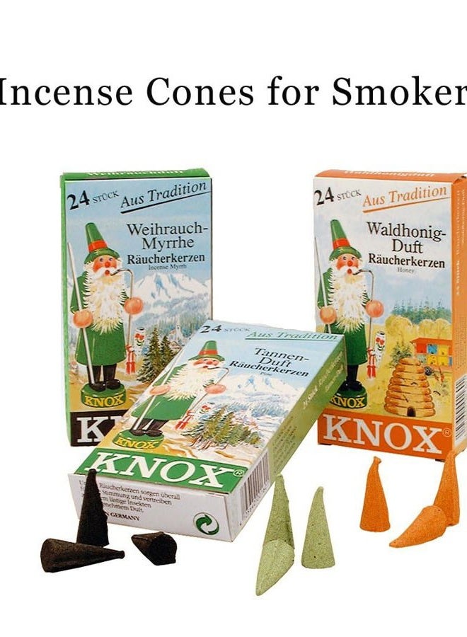 Knox Coffee Scented Incense Cones, Pack of 24, Made in Germany - Image 2