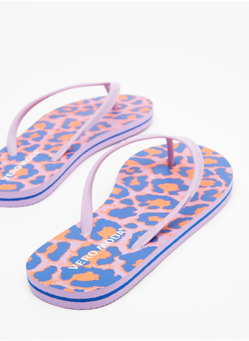 VERO MODA - Printed Flip Flops - Image 1