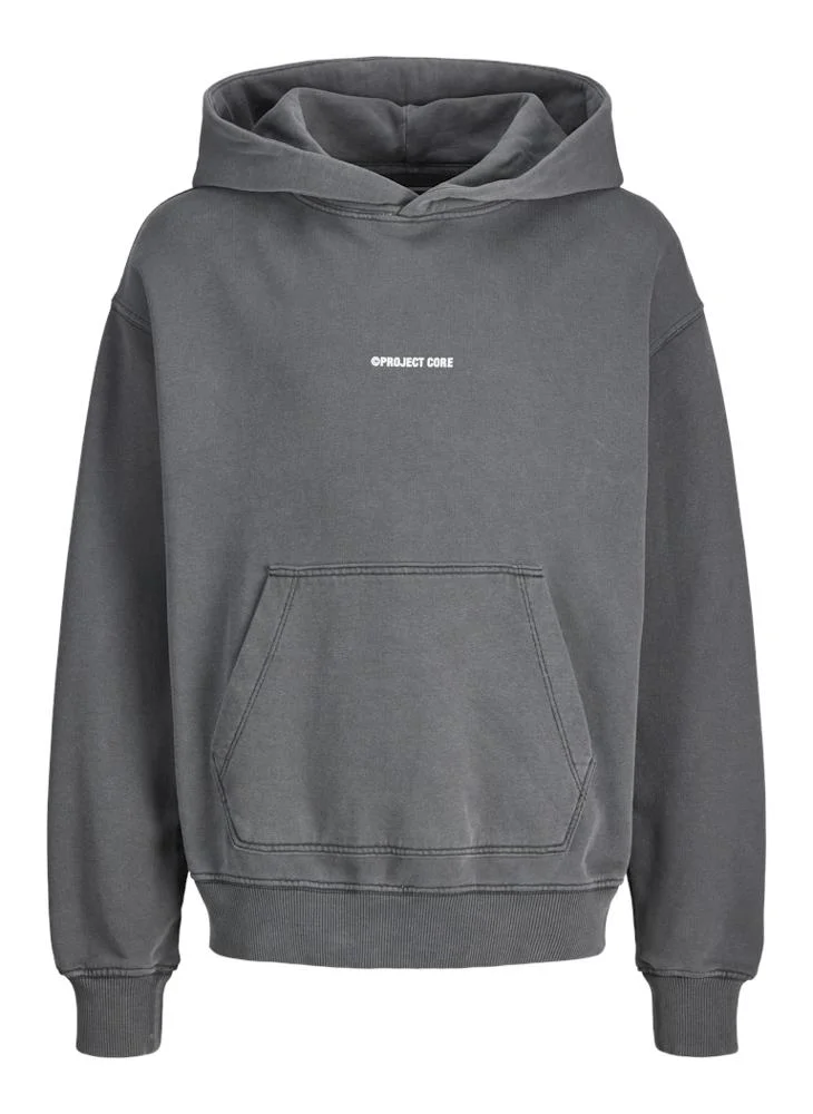 جاك وجونز جونيور Kids Logo Print Pull Over Hoodies