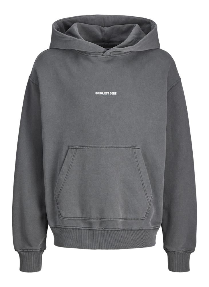 Jack & Jones Junior - Kids Logo Print Pull Over Hoodies - Image 1