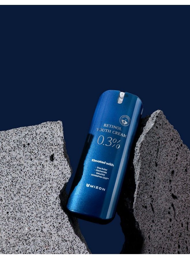 MIZON Retinol Youth (03% Retinol Cream) Wrinkle Care Shea Butter Peptides Niacinamide Bakuchiol - Image 3