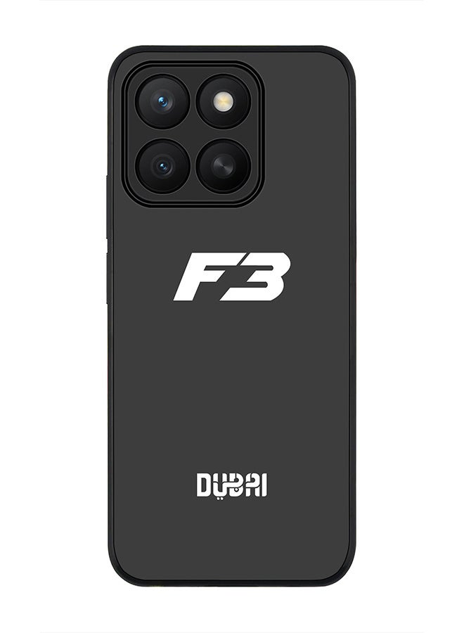 Stylizedd For Honor X8c Case,Slim fit Camera Protection, Shockproof Thin Phone cover  -  Faz3 Dubai Grey