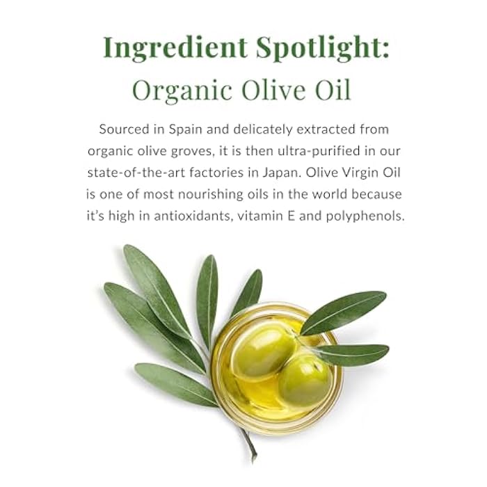 DHC Olive Concentrated Cleansing Oil, Hydrating Facial Cleansing Oil, Makeup Remover, Residue-Free, Dry Skin, Fragrance and Colorant Free, 5 fl. oz. - Image 3