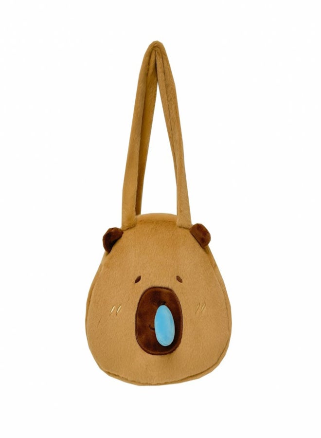 Capybara Plush Backpack Cute Animal Cartoon Student Bag - Image 1