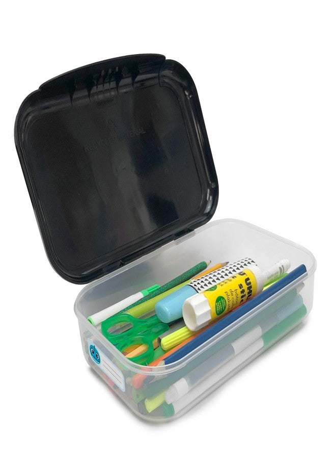 ZIPIT Recycled Plastic Pencil Box for Boys, Durable Pencil Case for School, Large Capacity Stationery Organizer Box, Robot - Image 5