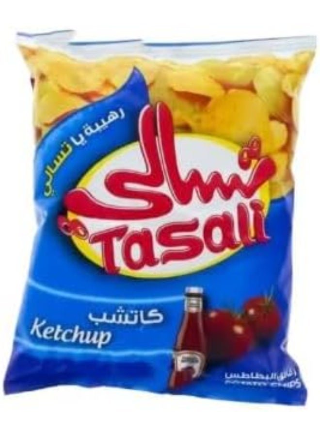 Tasali Ketchup Flavored Potato Chips – Pack of 12 | Crispy & Savory Snack with Bold Ketchup Taste | Perfect for Parties, Lunch, & Anytime Snacking - Image 1