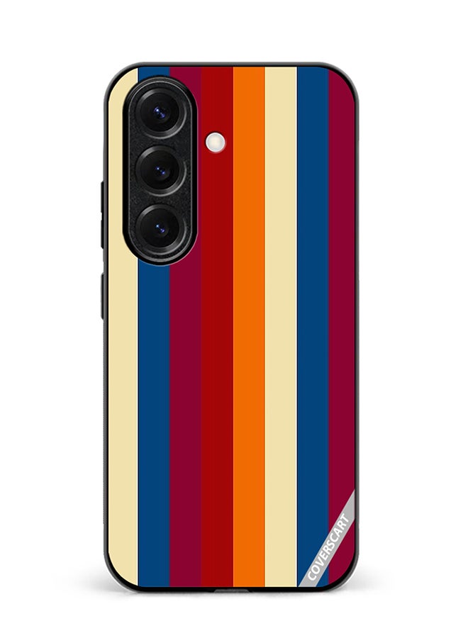 Protective Case Cover For Samsung Galaxy S25 Plus Layers Design Multicolour