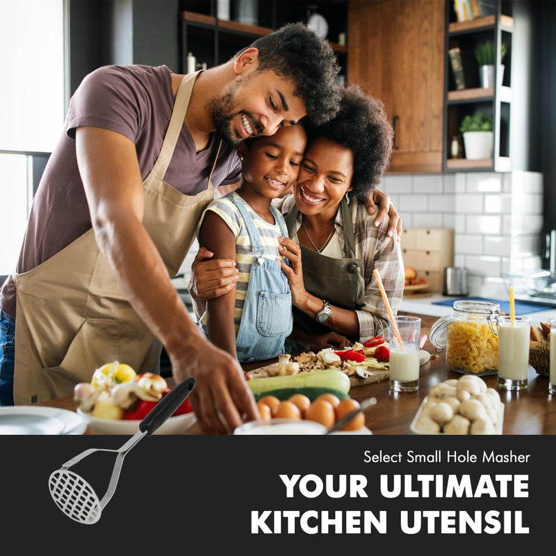 Chef Craft Select Sturdy Masher, 10.25 inch, Stainless Steel/Black - Image 5