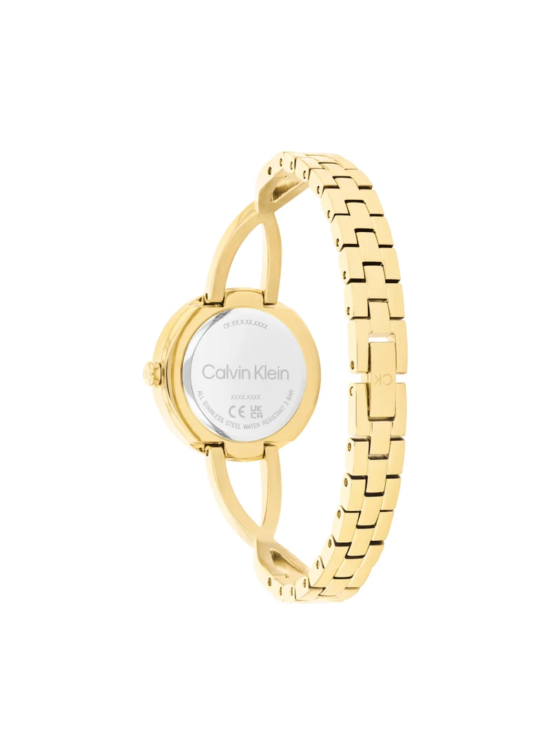 كالفن كلاين Sculpted Embrace Steel Strap Watch