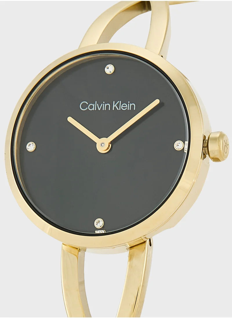 CALVIN KLEIN Sculpted Embrace Steel Strap Watch