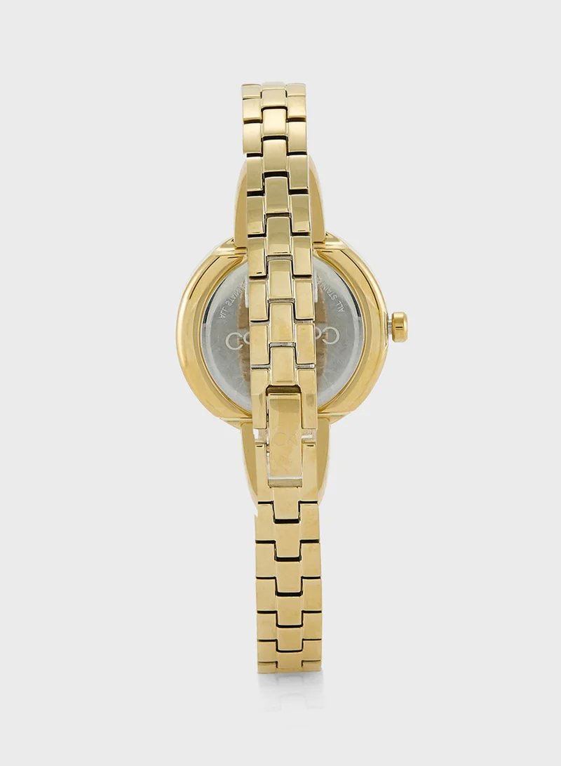 CALVIN KLEIN Sculpted Embrace Steel Strap Watch
