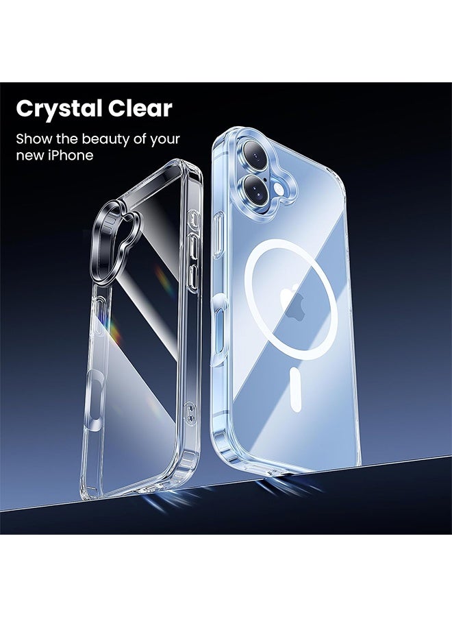 واي جيه غطاء iPhone 17 مع MagSafe، مغناطيس قوي، زر غالق مطور، مقاوم للاصفرار، غطاء iPhone 17 بحماية بدرجة عسكرية، مقاوم للخدش، غطاء الهاتف 17 متوافق مع الملحقات المغناطيسية MagSafe - Image 3