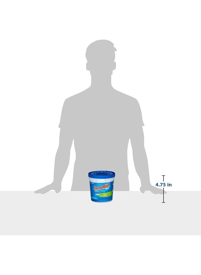 DampRid Refillable Moisture Absorber, 10.5 oz. Cups, 4 Pack, Fragrance Free  - Image 2