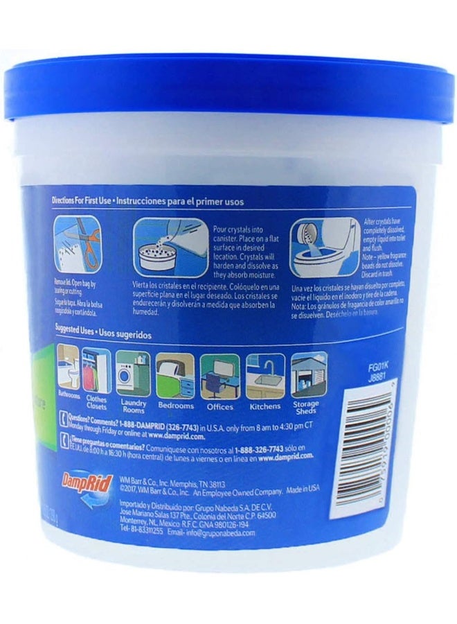 DampRid Refillable Moisture Absorber, 10.5 oz. Cups, 4 Pack, Fragrance Free  - Image 3
