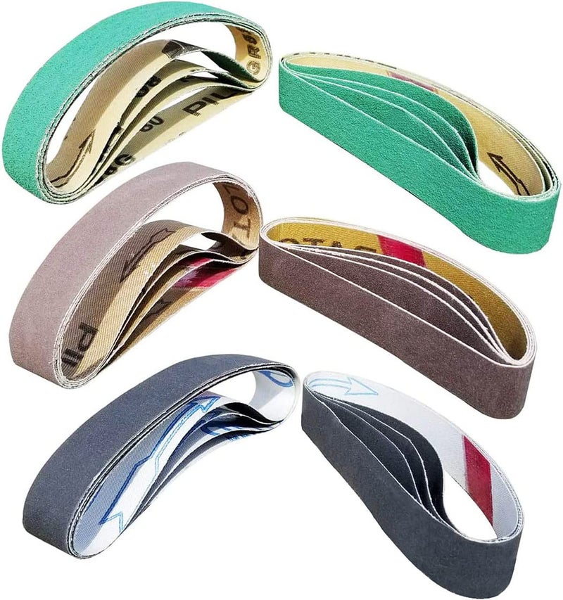 24 Pcs 34 x 12 Replacement Knife Sharpener Sanding Belt Kit for Work Sharp Ken Onion Edition WSKTSKO Knife  Tool Sharpener  8012024040010001200 Grits
