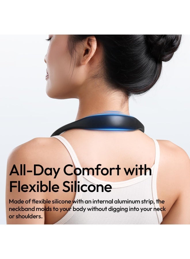 يولانزي حامل ULANZI MG14 المغناطيسي للرقبة للهاتف/كاميرا الحركة، حامل الهاتف للرقبة بدون استخدام اليدين لتسجيل فيديو POV/Vlog لهاتف iPhone وSamsung وSony وLG وGoogle وجميع الهواتف الذكية وGoPro وInsta360 وDJI Action Cameras - Image 5