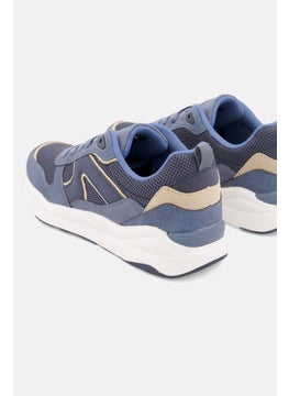 RBX Men Lace Up Close Toe Sports Shoes, Navy  - Image 2