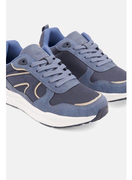 RBX Men Lace Up Close Toe Sports Shoes, Navy  - Image 3
